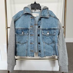Treasure & Bond Blue and Gray Jean Jacket